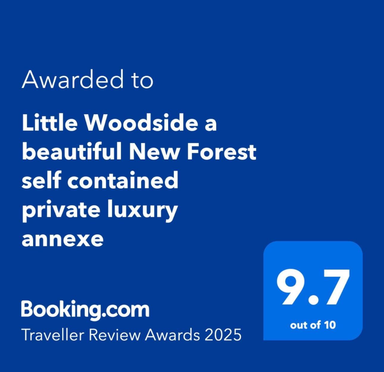 Little Woodside A Beautiful New Forest Self Contained Private Luxury Annexe New Milton Eksteriør billede